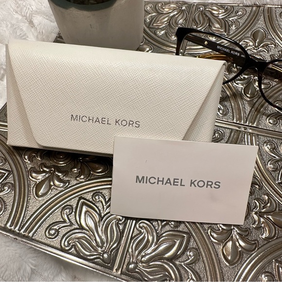?Michael Kors • Unisex Black and Gold Frame Prescription Eye Glasses main image 6